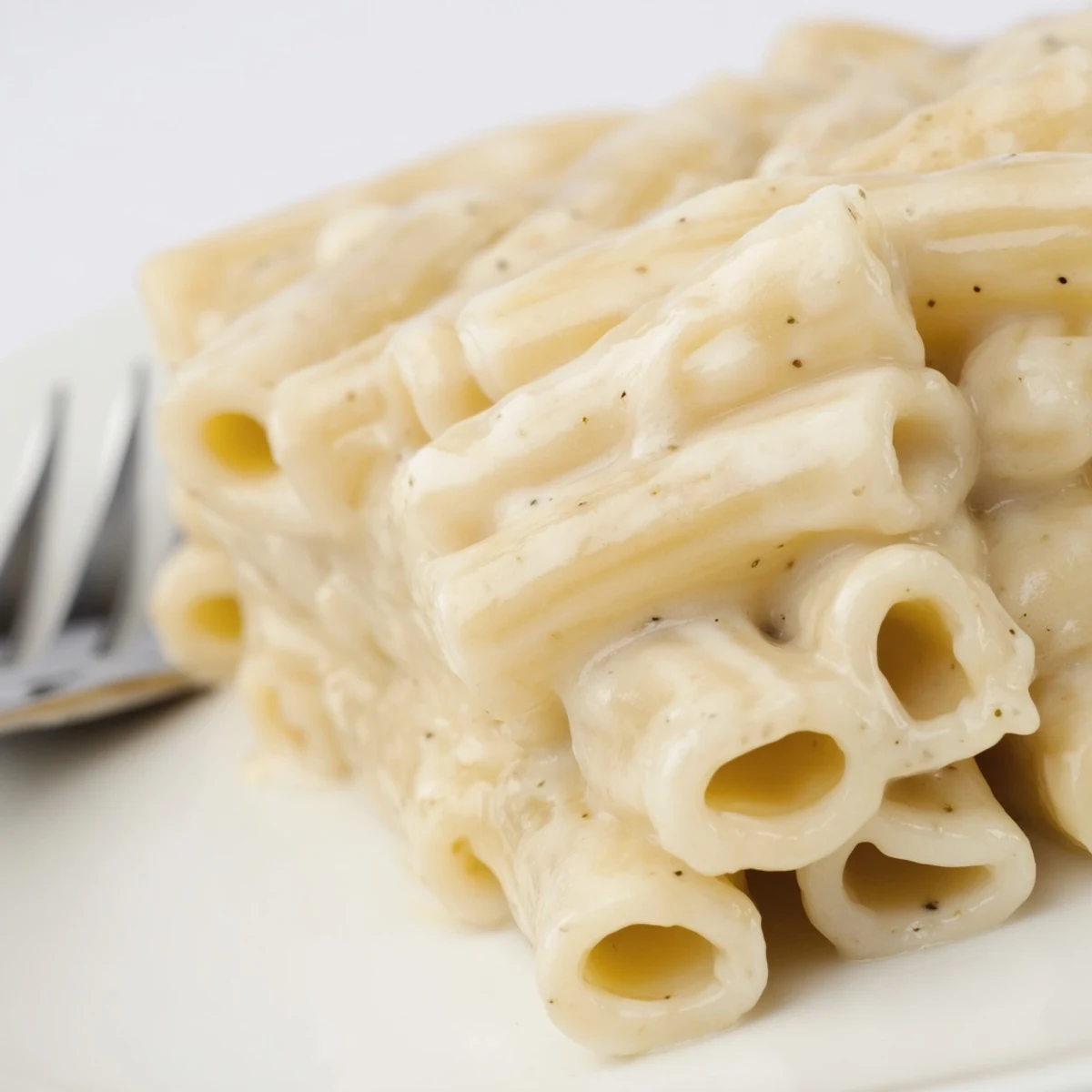 Creamy high-protein mac & cheese topped with golden cheddar for a delicious twist.