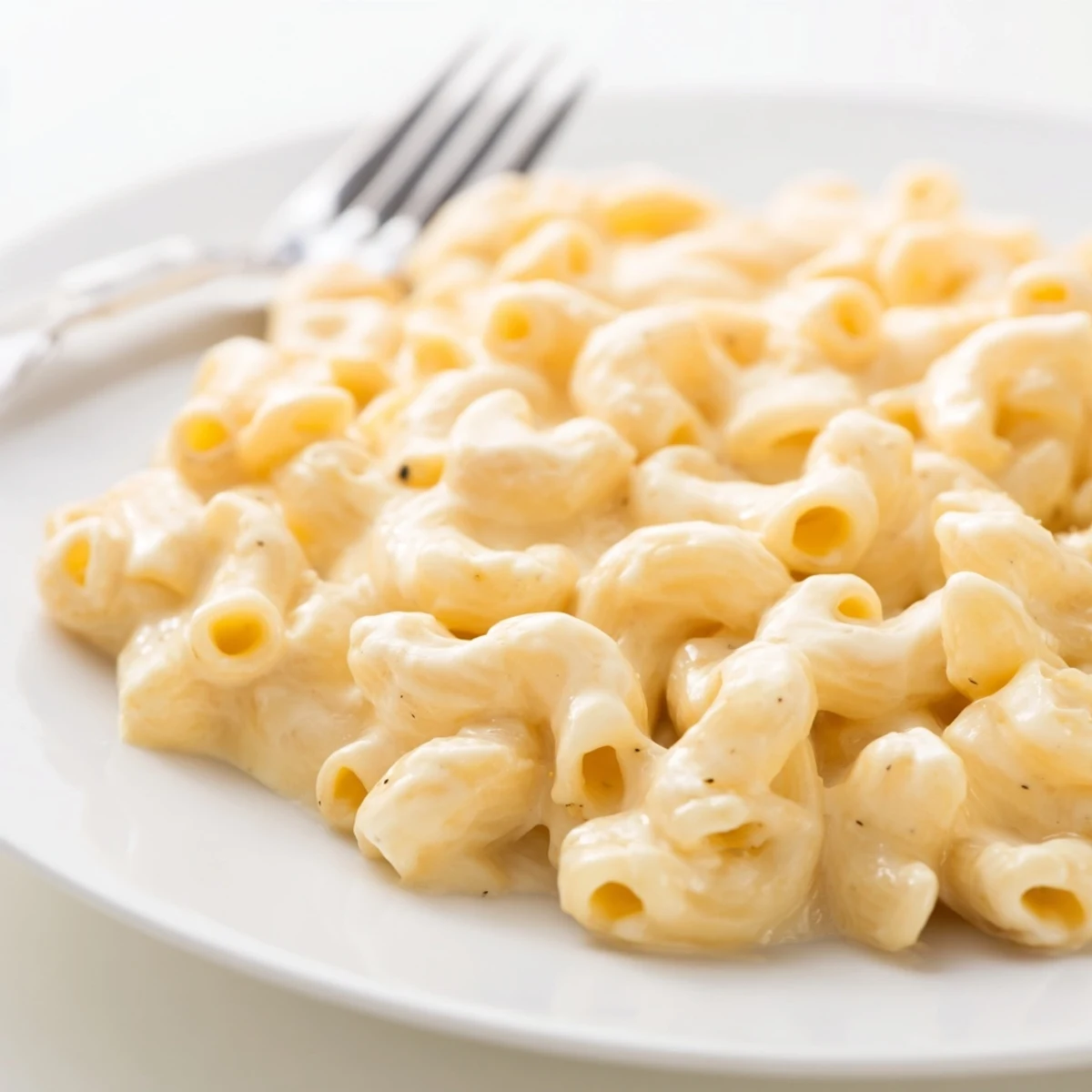 Satisfying high-protein mac & cheese served with bright veggies for added nutrition.