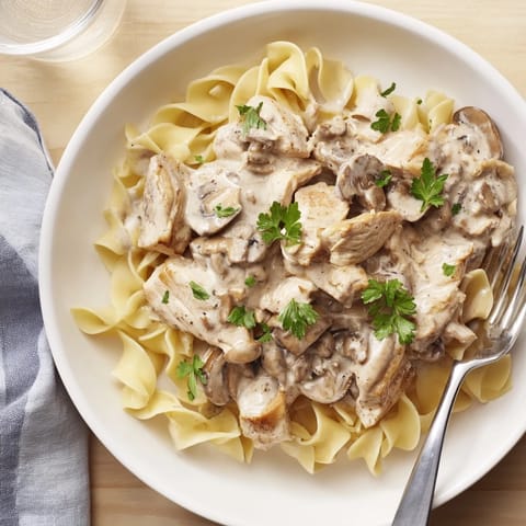 Creamy Chicken Stroganoff Mushroom