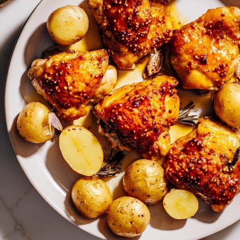 Honey Mustard Chicken Potatoes