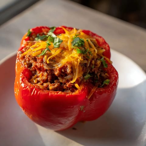Sloppy Joe Stuffed Peppers #261