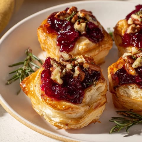 Quick Cranberry Brie Bites