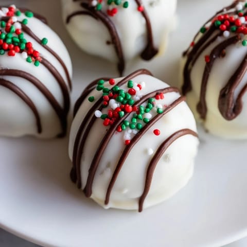 Simplified Christmas Oreo Truffles