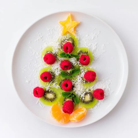 Kiwi Raspberry Christmas Tree