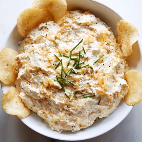 Potato Chips with Onion Dip #370