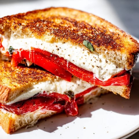 Roasted Red Pepper Grilled Cheese #432