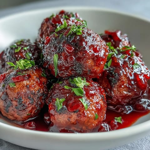 Slow cooker grape jelly and chili sauce meatballs served steaming hot on a platter with toothpicks for easy entertaining.