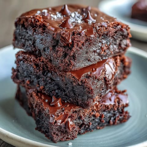 Triple Chocolate Sourdough Brownies