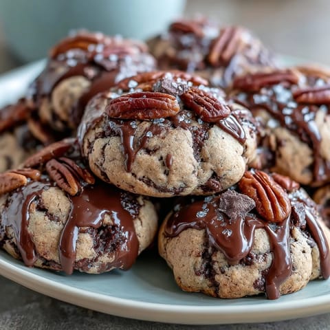 1. Soft and chewy Irish cream chocolate chip cookies, rich with creamy liqueur and gooey chocolate chips, perfect for St. Patrick's Day celebrations.