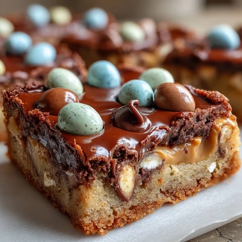 Peanut Butter Easter Egg Bars