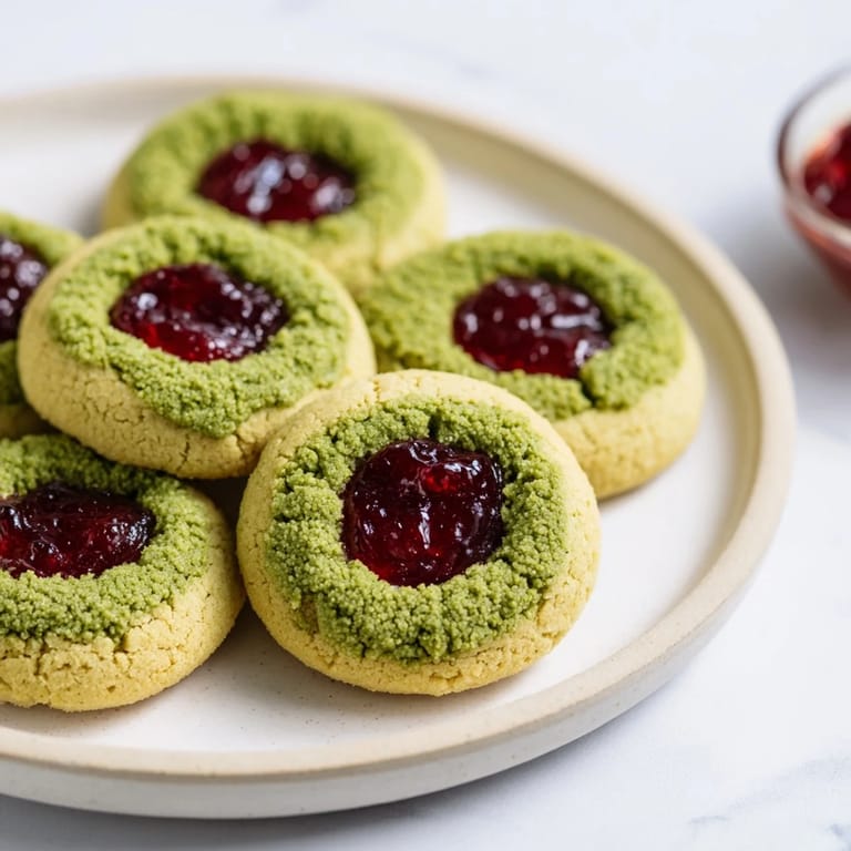 These delicate Matcha Cranberry Shortbread Thumbprint Cookies offer the perfect balance of flavors and textures.