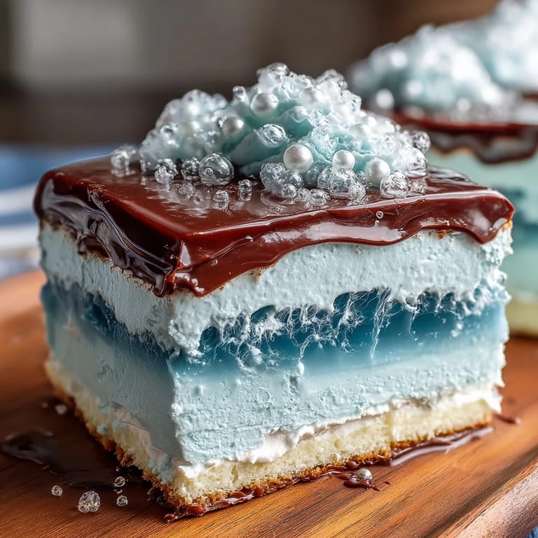 Beautiful Pisces Cake Sheet Cake with ocean wave piping combines vanilla sponge, ombré blue frosting, and sea foam details for a zodiac celebration.