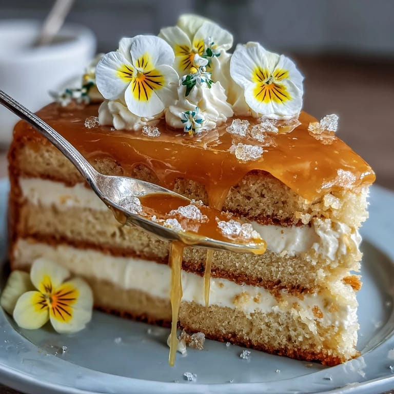 A sliceable Mother's Day Lemon Curd Layer Cake, bursting with refreshing lemon flavor and beauty.